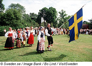 Mittsommernachtsfest in SÃ¼dschweden