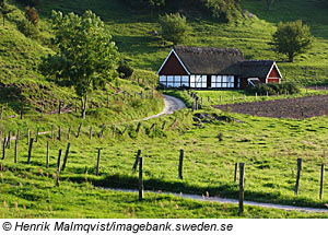 typisches Bauernhaus in SÃ¼dschweden